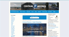 Desktop Screenshot of centrumparkeren.nl